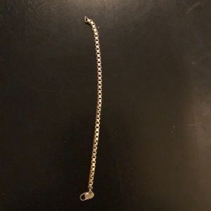 Tiffany &co box link bracelet